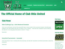 Tablet Screenshot of clubohiounited.com
